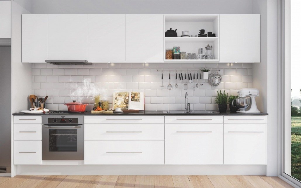 Cam Kapaklı Mutfak Dolabı Modelleri • SM Sağlam Mobilya